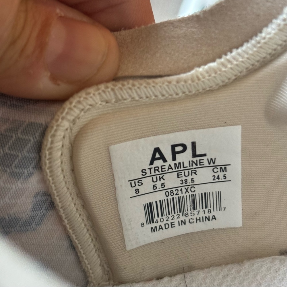 APL Women's Sneakers in Cream and Black - Picture 7 of 9